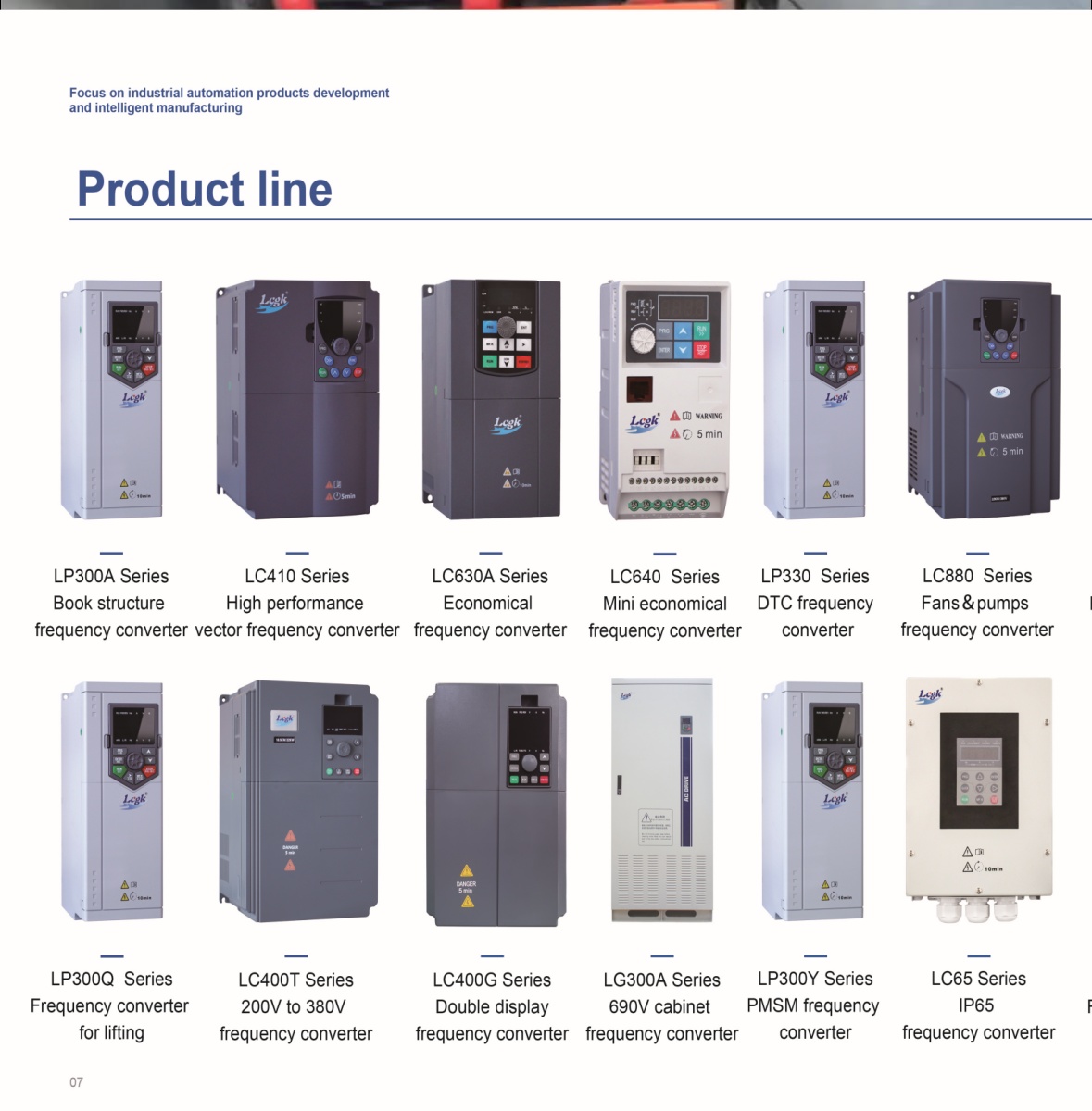 LCGK VFD and VTS Frequency Inverter for Wire drawing machine